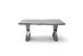 Couchtisch >CARTAGENA< in Akazie grau, massiv lackiert - 110x45x70cm (BxHxT)