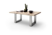 Couchtisch >CARTAGENA< in Akazie natur, massiv lackiert - 110x45x70cm (BxHxT)