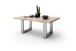 Couchtisch >CARTAGENA< in Akazie natur, massiv lackiert - 110x45x70cm (BxHxT)