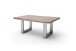 Couchtisch >CARTAGENA< in Akazie massiv walnussfarben - 110x45x70 (BxHxT)