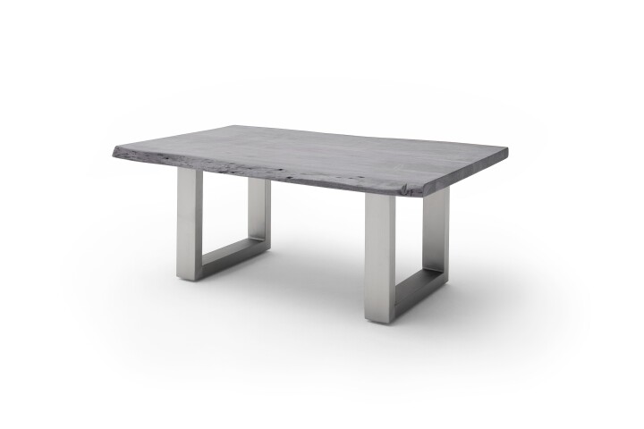 Couchtisch >CARTAGENA< in Akazie grau, massiv lackiert - 110x45x70cm (BxHxT)