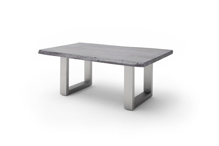 Couchtisch >CARTAGENA< in Akazie grau, massiv lackiert - 110x45x70cm (BxHxT)