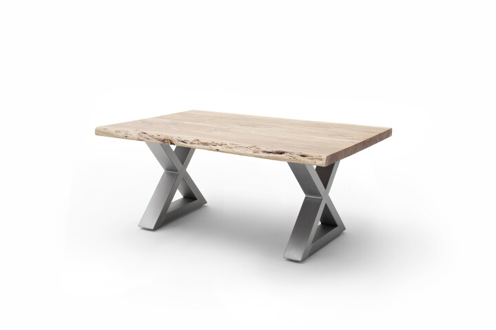 Couchtisch >CARTAGENA< in Akazie natur, massiv lackiert - 110x45x70cm (BxHxT)