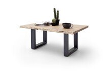 Couchtisch >CARTAGENA< in Akazie natur, massiv lackiert - 110x45x70cm (BxHxT)