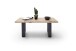 Couchtisch >CARTAGENA< in Akazie natur, massiv lackiert - 110x45x70cm (BxHxT)