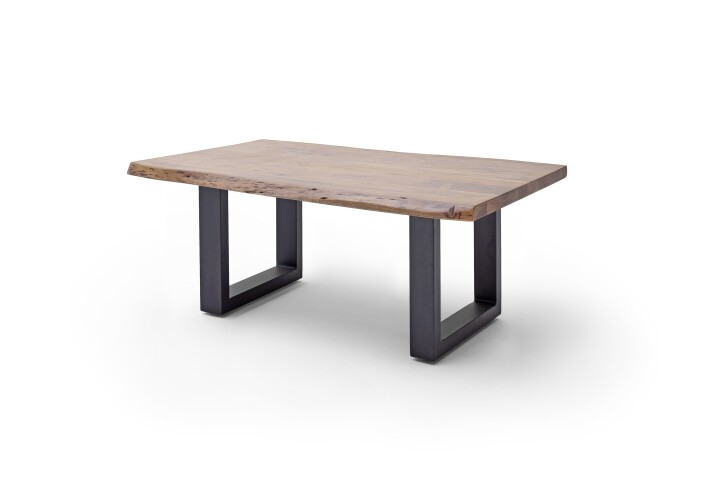 Couchtisch >CARTAGENA< in Akazie massiv walnussfarben - 110x45x70 (BxHxT)