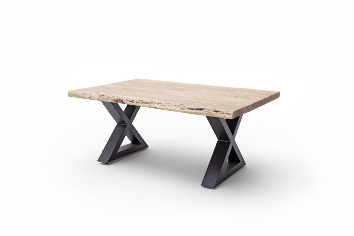 Couchtisch >CARTAGENA< in Akazie natur, massiv lackiert - 110x45x70cm (BxHxT)