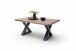 Couchtisch >CARTAGENA< in Akazie massiv walnussfarben - 110x45x70 (BxHxT)