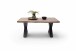 Couchtisch >CARTAGENA< in Akazie massiv walnussfarben - 110x45x70 (BxHxT)