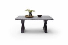 Couchtisch >CARTAGENA< in Akazie grau, massiv lackiert - 110x45x70cm (BxHxT)