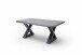 Couchtisch >CARTAGENA< in Akazie grau, massiv lackiert - 110x45x70cm (BxHxT)