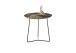 Beistelltisch >MIRANDELA< in floraler Druck, Mango Massivholz - 55x50x55 (BxHxT)