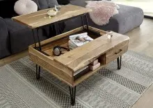 Couchtisch >MUSTIQUE< in holzfarben, Akazie natur...