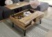 Couchtisch >MUSTIQUE< in holzfarben, Akazie natur massiv - 110x50x72cm (BxHxT)