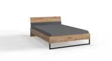 Bett >TEXEL< Liegefl. 140x200cm, PLANKENEICHE Dekor...