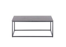 Couchtisch >VARNA< in anthrazit, Glas-Keramik / Metall - 100x40x60cm (BxHxT)