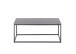 Couchtisch >VARNA< in anthrazit, Glas-Keramik / Metall - 100x40x60cm (BxHxT)