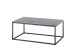 Couchtisch >VARNA< in anthrazit, Glas-Keramik / Metall - 100x40x60cm (BxHxT)
