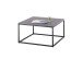 Couchtisch >VARNA< in anthrazit, Glas-Keramik/ Metall - 75x40x75cm (BxHxT)