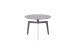 Beistelltisch >BUENA VISTA< in grau, Glas-Keramik/ Metall - 45x60cm (HxD)