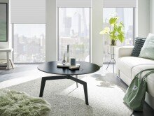 Couchtisch >BUENA VISTA< in grau, Glas-Keramik /...
