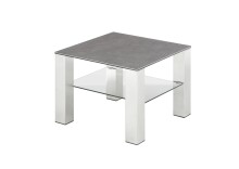 Couchtisch >PUNO< in anthrazit, Glas-Keramik /...