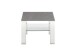 Couchtisch >PUNO< in anthrazit, Glas-Keramik / Edelstahl - 60x43x60cm (BxHxT)