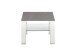 Couchtisch >PUNO< in anthrazit, Glas-Keramik / Edelstahl - 60x43x60cm (BxHxT)