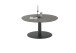 Couchtisch >TARTU< in anthrazit, Glas-Keramik / Metall - 38x80cm (HxD)