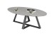 Couchtisch >ELBING< in grau, Glas-Keramik / Metall - 120x38x70cm (BxHxT)