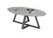 Couchtisch >ELBING< in grau, Glas-Keramik / Metall - 120x38x70cm (BxHxT)