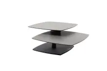 Couchtisch >SUSAKI< in schwarz, Glas-Keramik /...