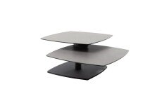 Couchtisch >SUSAKI< in schwarz, Glas-Keramik /...