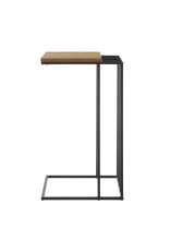 Beistelltisch >JUBA< in Eiche, Massivholz / Metall - 40x70x35cm (BxHxT)