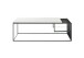 Couchtisch >JUBA< in weiss, Holzwerkstoff / Metall/ Klarglas - 120x40x60 (BxHxT)