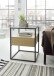 Beistelltisch >EVORA< 1 Schublade, Eiche Dekor, Holzwerkstoff / Metall - 43x54x43 (BxHxT)