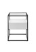 Beistelltisch >EVORA< Schublade, weiss, Holzwerkstoff / Metall - 43x54x43cm (BxHxT)