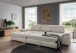 Polstergarnitur >Riordan< Schlaffunktion, Stauraum, Webstoff Corto beige - 314x104x184 (BxHxT)