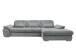 Polstergarnitur >Riordan< Schlaffunktion, Stauraum, Webstoff Corto silber - 314x104x184 (BxHxT)