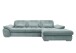 Polstergarnitur >Riordan< Schlaffunktion, Stauraum, Webstoff Corto mint - 314x104x184 (BxHxT)