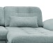 Polstergarnitur >Riordan< Schlaffunktion, Stauraum, Webstoff Corto mint - 314x104x184 (BxHxT)
