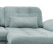 Polstergarnitur >Riordan< Schlaffunktion, Stauraum, Webstoff Corto mint - 314x104x184 (BxHxT)