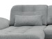 Polstergarnitur >Riordan< Schlaffunktion, Stauraum, Webstoff Corto silber - 314x104x184 (BxHxT)