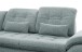 Polstergarnitur >Riordan< Schlaffunktion, Stauraum, Webstoff Corto mint - 314x104x184 (BxHxT)