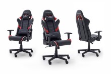 Gaming-Stuhl >DX-RACER< in schwarz/ rot/ weiß - 68x120x68 (BxHxT)