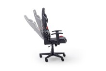 Gaming-Stuhl >DX-RACER< in schwarz/ rot/ weiß - 68x120x68 (BxHxT)