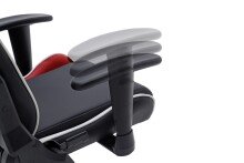 Gaming-Stuhl >DX-RACER< in schwarz/ rot/ weiß - 68x120x68 (BxHxT)