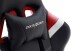 Gaming-Stuhl >DX-RACER< in schwarz/ rot/ weiß - 68x120x68 (BxHxT)