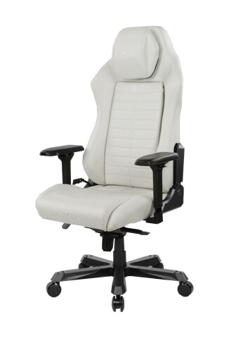 Gaming-Stuhl >DX-RACER< Wippfunktion, höhenverstellbar, weiß - 78x127x78cm (BxHxT)