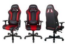 Gaming-Stuhl >DX-RACER< in schwarz / rot -...
